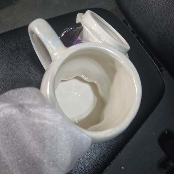 Disney Halloween Minnie Mouse Ghost Mug Ears Lid Topper Ceramic New! - Picture 4 of 8